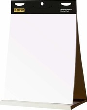Bi-Office Tabletop Self Stick Flipchart Pad, 20 Sheets - 70 gr/m² paper, 58,5x50