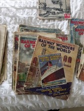 Vintage Job Lot Railway magazines - Railway Wonders Of The World 1935