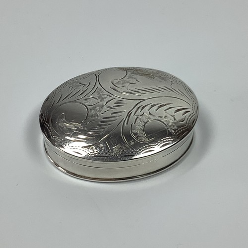 Solid silver pill - solid, pot