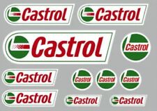 Castrol Stickers/Decals - 11 High Quality Printed and Cut Stickers