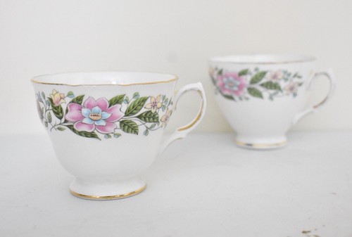 Vintage bone china - bone,