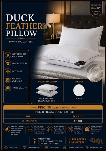Pillows pack filled - 2,