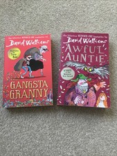 David Williams Books Awful Auntie Gangster Granny Very Good Condition