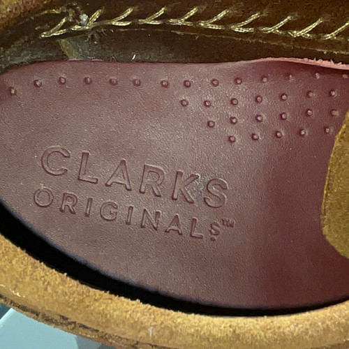Clarks originals brown - brown, suede