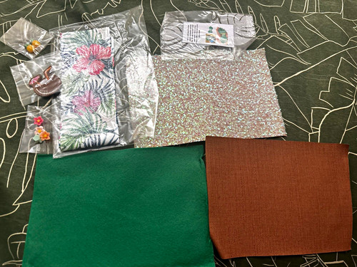 Tropical floral craft - tropical,