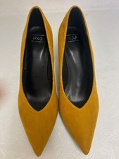 MARKS & SPENCER Insolia Women's Mustard Yellow Heels Size 5.5 CG W31