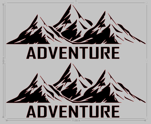Camping vinyl sticker - vinyl,