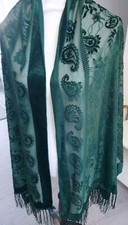 Velvet devore scarf/shawl  