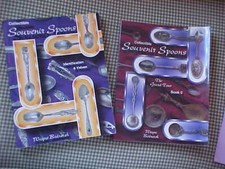 COLLECTIBLE SOUVENIR SPOONS, 2 VOLS,  BOOKS 1,  II by BEDNERSH SILVER ID VALUES