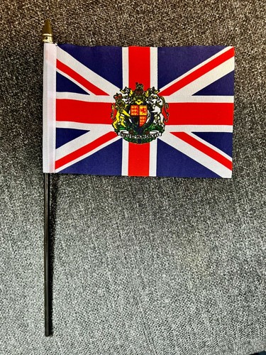 Union jack with royal crest - jack,