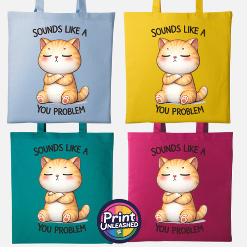Ginger cat funny attitude bag - ginger,