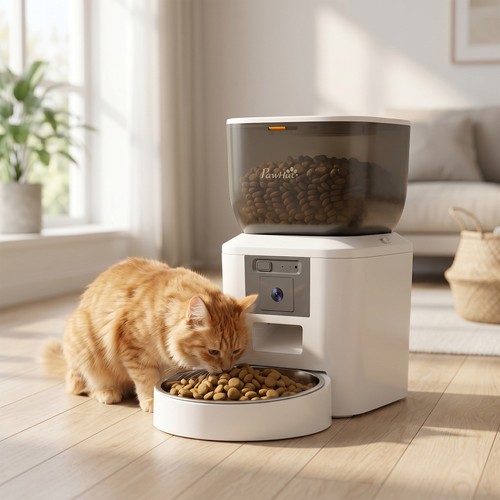 Pawhut automatic cat feeder - automatic,