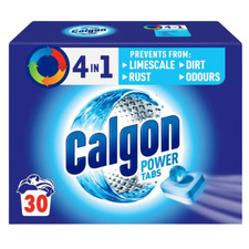 Calgon 30 Tablets Powerball Softener Protects Washing Machine from Damage