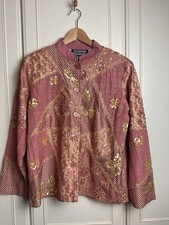 Indigo Moon Embroidered Jacket