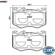 BRAKE PAD SET DISC BRAKE 8DB