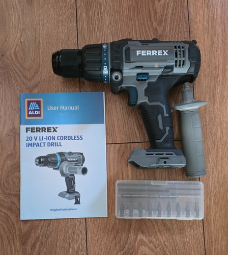 Ferrex 20v cordless impact - 20v,