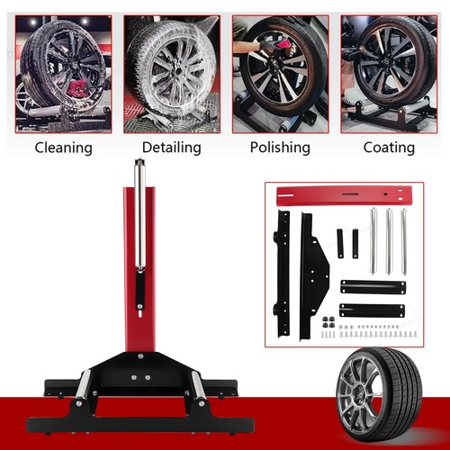 Car wheel wash stand rotating - wash,