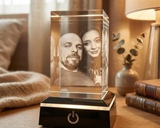 3D Photo Glass Crystal Block