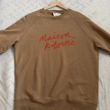 Maison Kitsune Tan Handwriting