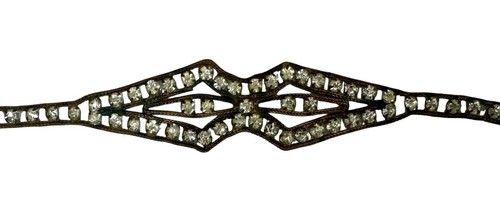 Antique rhinestone headband - rhinestone,