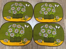 Vintage 1970s Table Mats X 4