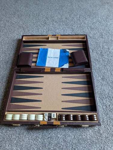 Vintage backgammon set - vintage,
