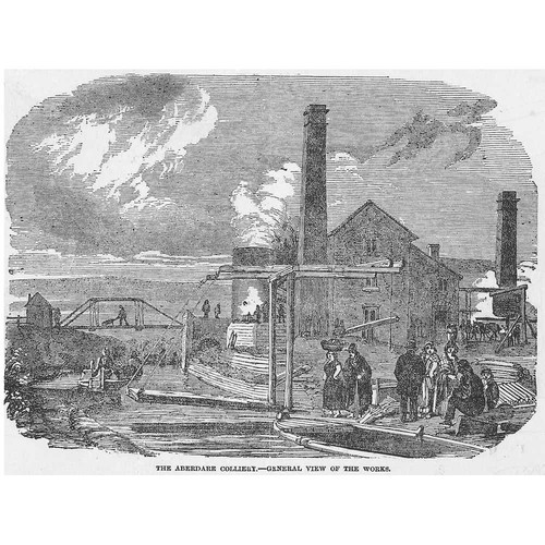 Aberdare the colliery - colliery,
