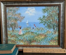 Vtg Oil Painting Framed