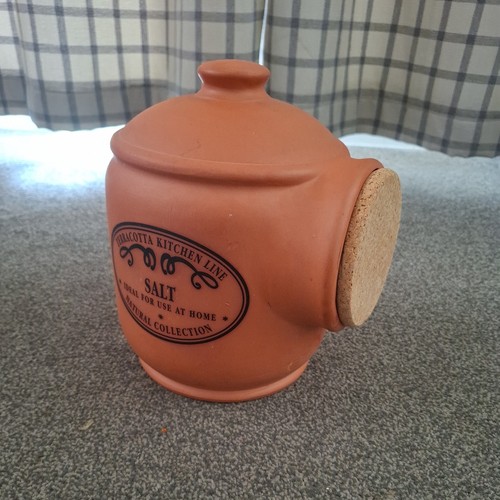 Vintage rare terracotta salt - vintage,
