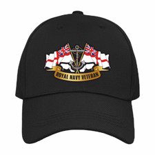 Royal Navy Armed Forces Veteran Logo Quality Baseball Cap