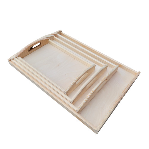 Wooden serving trays - trays,, 4