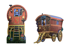Gypsy Caravan Plaque Set -
