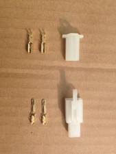 NEW 2 WAY PIN PLUG BRASS