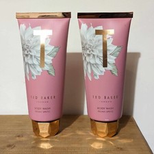 2 x Ted Baker 200ml Body Wash Peony Spritz Luxury Pink Rare Discontinued