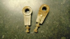 1974 SUZUKI TM100 REAR CHAIN ADJUSTERS PAIR ENDURO GREEN LANE TWINSHOCK