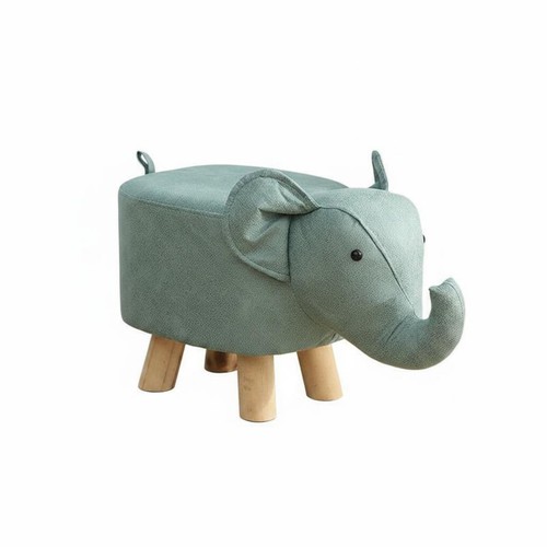 Wooden elephant step stool - step,