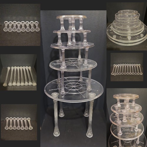Large lot wilton round crystal - wilton,