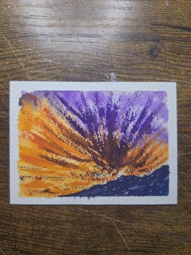 Aceo art card original - aceo,