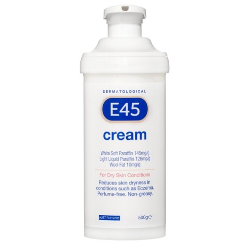 E45 500g pump - , cream