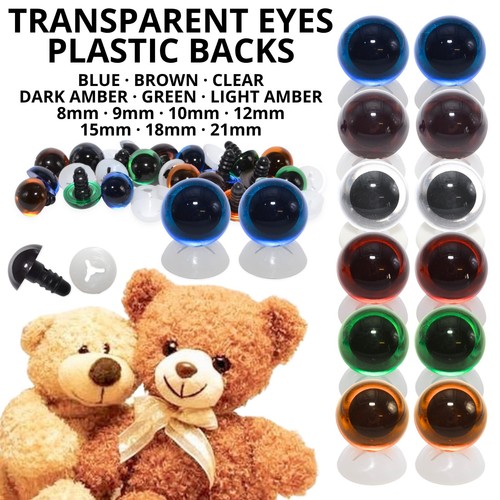 Transparent eyes with plastic - eyes,