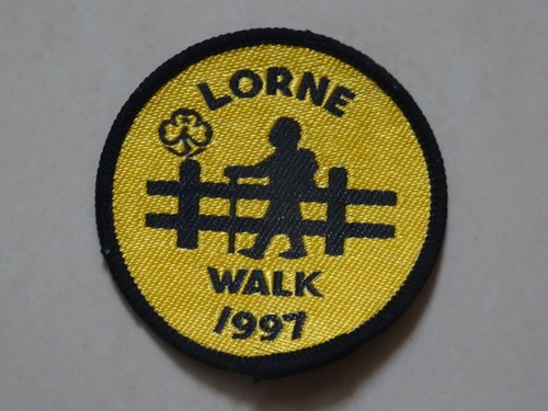 Lorne walk 1997 guide - lorne, badge