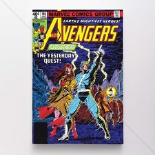 Avengers #185 Poster Canvas Mightiest Heroes Marvel Comic Book Art Print