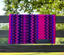 Western Show Horse Saddle Blanket Wool Design Handmade Saddle Blanket All Sizes.