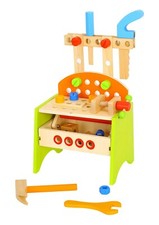 Wooden Toddler Tool Bench &