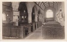 Church Interior & Carved Pews, MULLION, Cornwall - Hawke RP