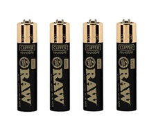 RAW Gold Top Clipper Lighter -