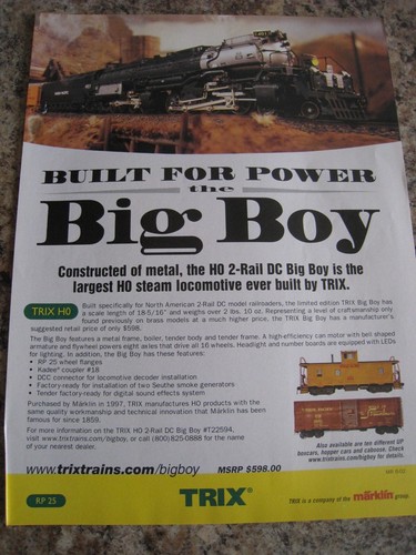 Rail big boy steam - 2-rail,
