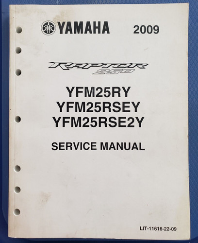 Yamaha 2009 raptor 250 yfm25ry - yamaha,