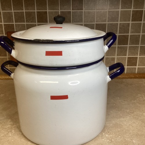 Vintage large enamelware - vintage,
