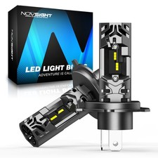 NOVSIGHT H4 LED Headlight Bulb Kit High Low Beam 120W 36000LM 6500K Super White